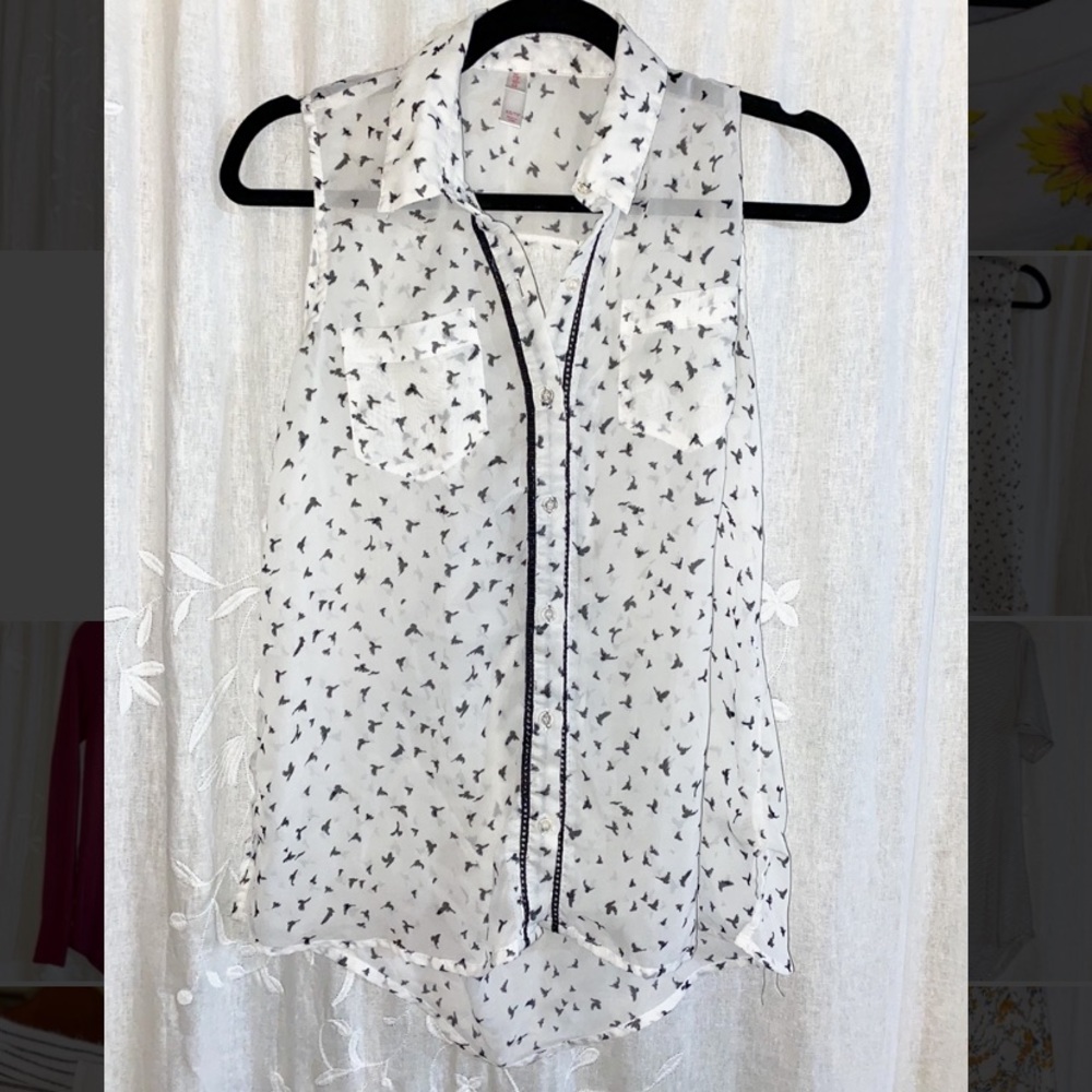 Sheer blouse